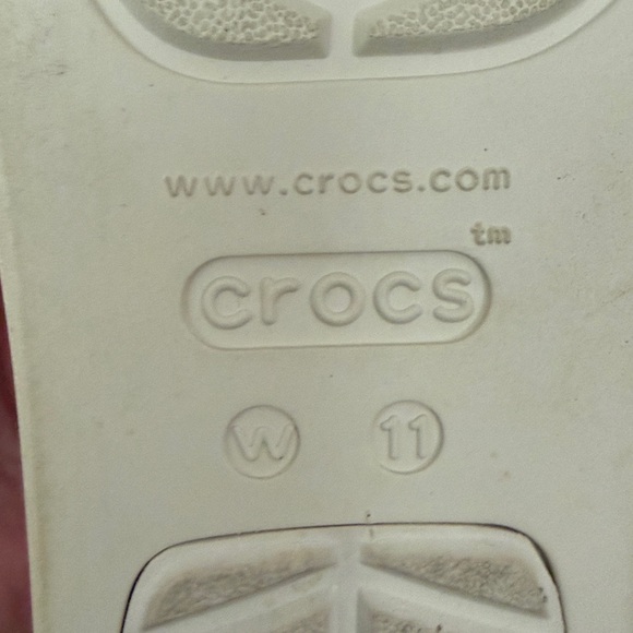 Crocs Cream Brooklyn Slide Platform Sandal Size 11 - Picture 8 of 8